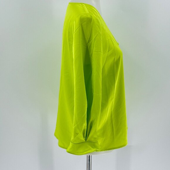 Halogen Womens Neon Button-Up Blouse S - Picture 3 of 11